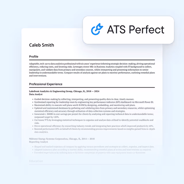 Optimized for ATS