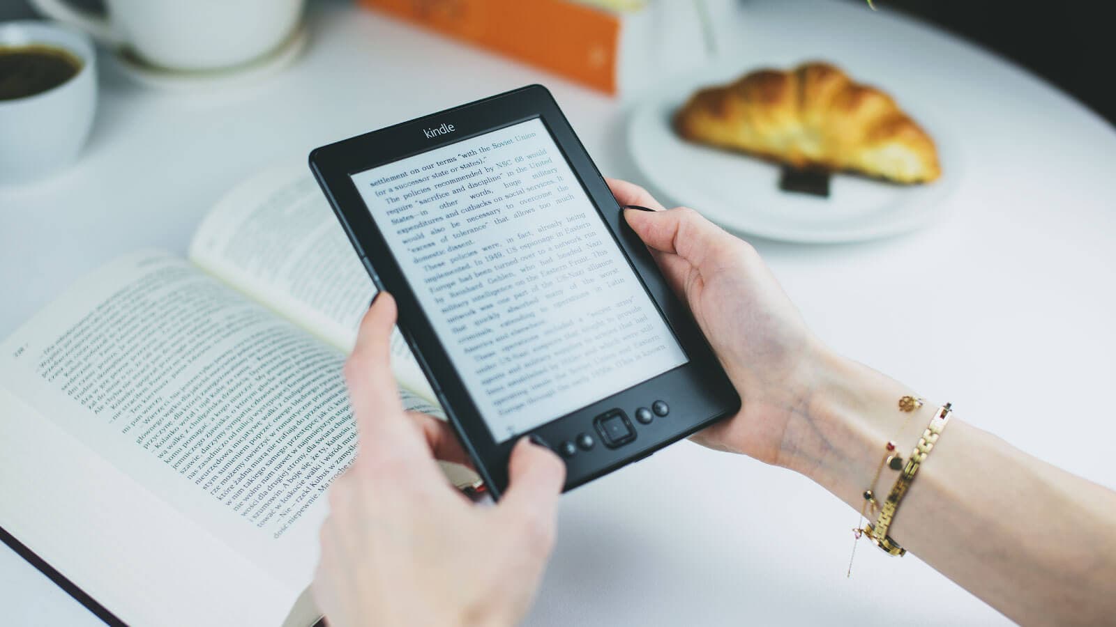 Reading on a Kindle