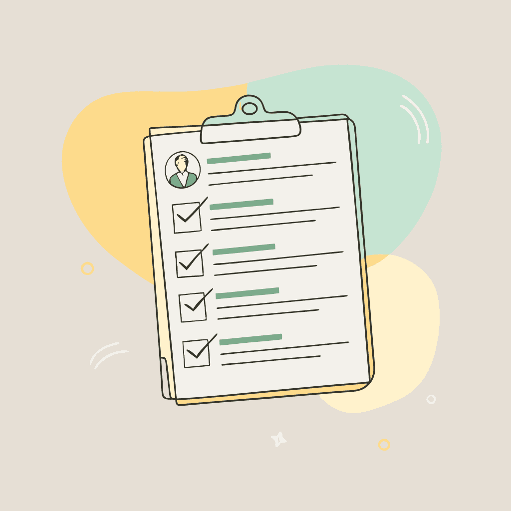 Resume on a clipboard