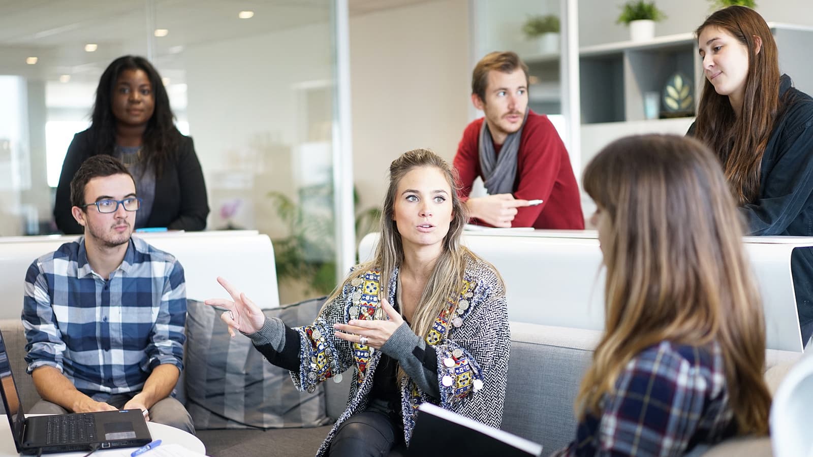 In a meeting