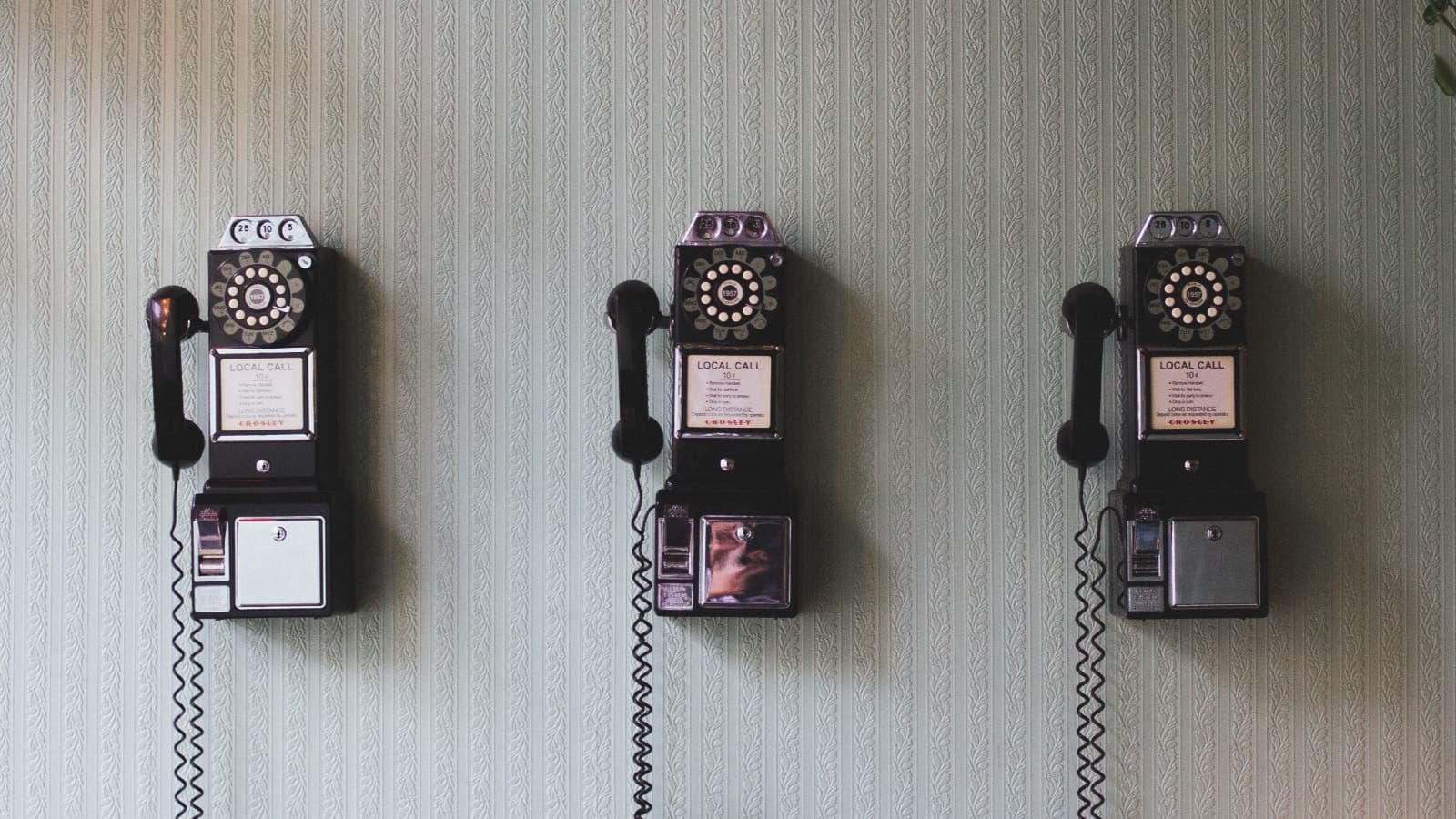 Old telephones