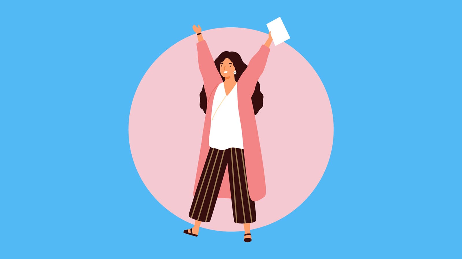Woman and resume