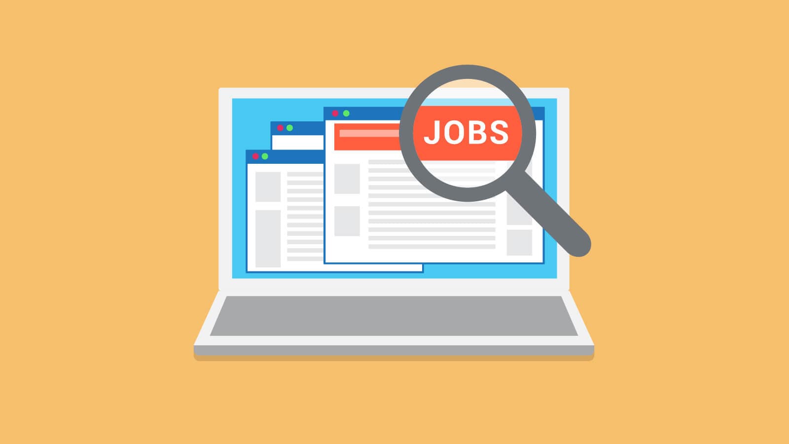 Searching for jobs online