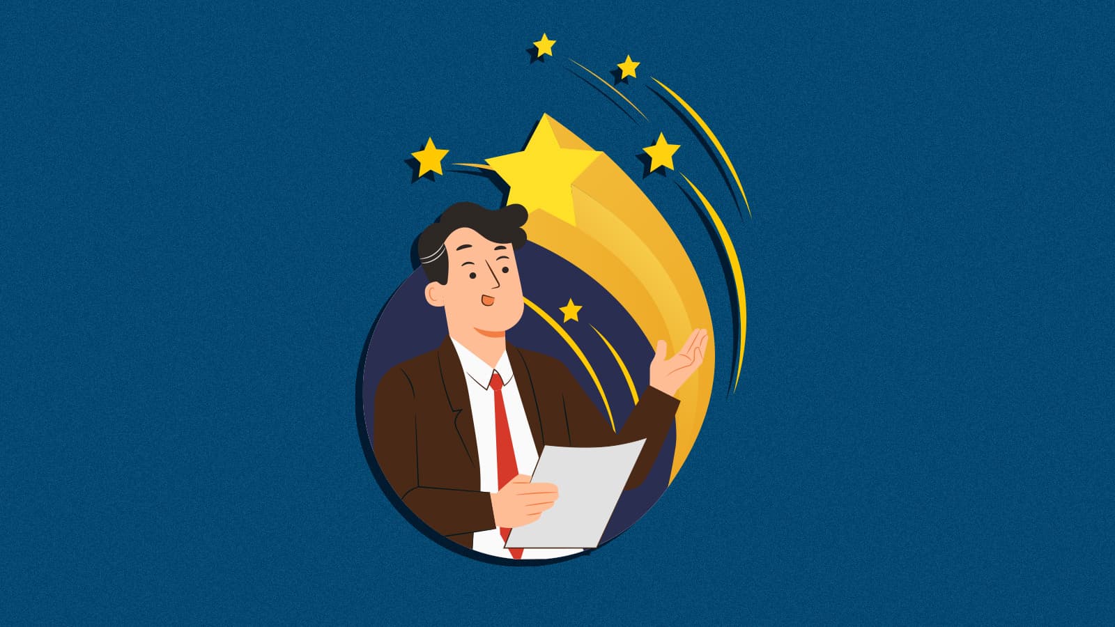 Man with Star - animation