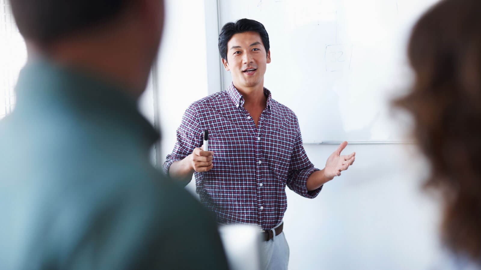 Man giving presentation