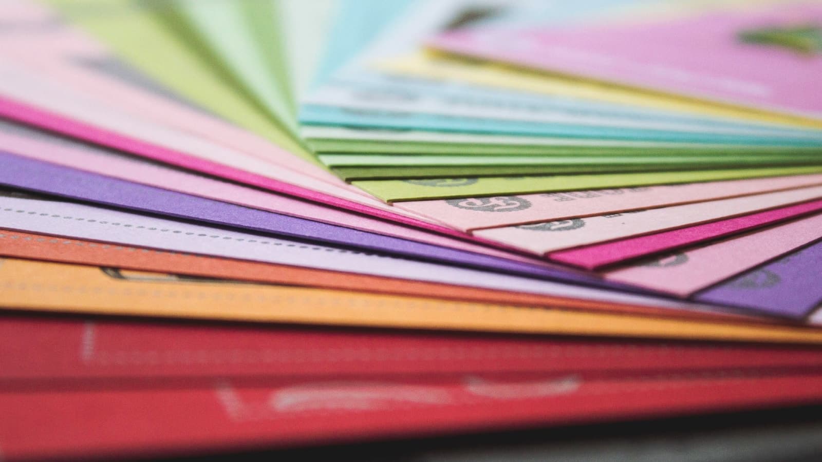 Stack of business cards