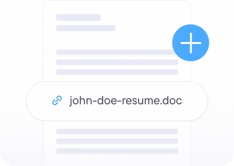 Upload your resume